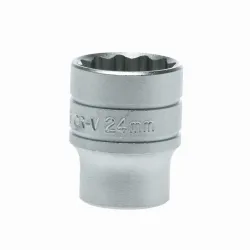 
                  TENG TOOLS Nasadka 12-kątna M120524-C 24x40mm z chwytem 1/2" CRV 5020385130722